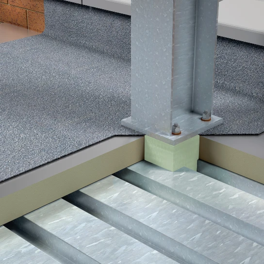 Parapet roof penetration